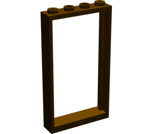 LEGO Dark Brown Door Frame 1 x 4 x 6 (Double Sided) (30179)