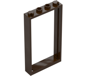 LEGO Dark Brown Door Frame 1 x 4 x 6 (Single Sided) (40289 / 60596)