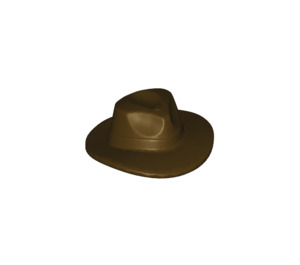LEGO Dark Brown Fedora Hat (61506 / 88410)