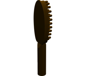 LEGO Dunkelbraun Hairbrush mit langem Griff (14mm) (3852)