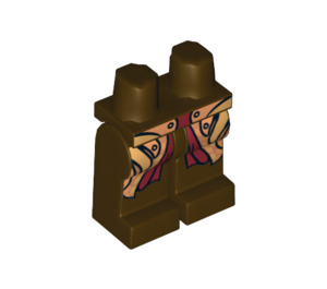 LEGO Dark Brown Haldir Legs (3815 / 11168)