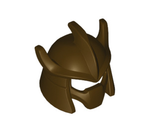 LEGO Dark Brown Helmet with Spikes and Face Mask (12617)