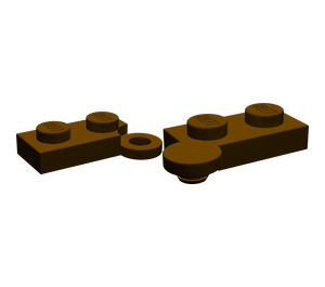 LEGO Dark Brown Hinge Plate 1 x 4 (1927 / 19954)