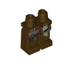 LEGO Dark Brown Kanjiklub Gang Soldier Minifigure Hips and Legs (3815 / 23966)