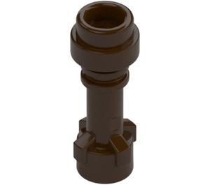 LEGO Dark Brown Lightsaber Hilt - Straight (23306 / 64567)