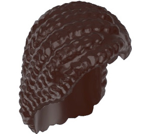 LEGO Marron Foncé Longue Tressé Cheveux (4643)