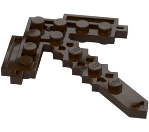 LEGO Dark Brown Minecraft Pick Axe (41654)