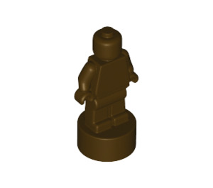 LEGO Donkerbruin Minifig Statuette (53017 / 90398)