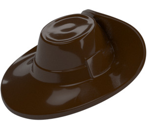 LEGO Dark Brown Musketeer Hat (93554)