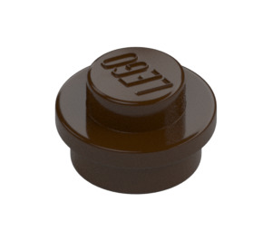 LEGO Dark Brown Plate 1 x 1 Round (6141 / 30057)