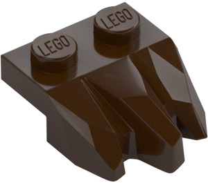 LEGO Dark Brown Plate 1 x 2 with 3 Rock Claws (27261)