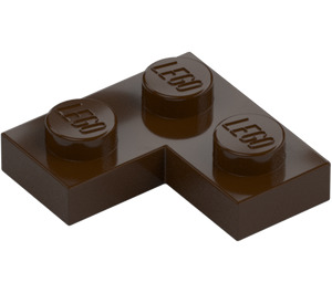 LEGO Dark Brown Plate 2 x 2 Corner (2420)