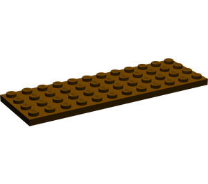 LEGO Marron foncé assiette 4 x 12 (3029)