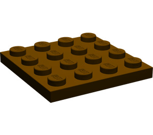 LEGO Dark Brown Plate 4 x 4 (3031)