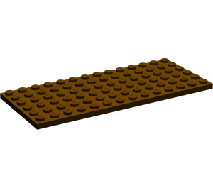 LEGO Dark Brown Plate 6 x 14 (3456)