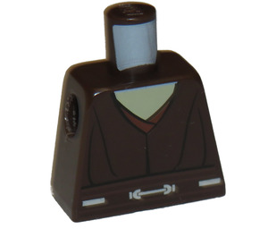 LEGO Dark Brown Plo Koon Torso without Arms (973)