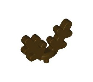 LEGO Dark Brown Reindeer Antlers with Small Pin (1613)