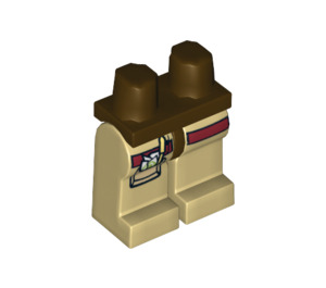 LEGO Marron foncé Scout Minifigure Hanches et jambes (3815 / 74960)