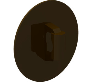 LEGO Dark Brown Shield with Curved Face (75902)
