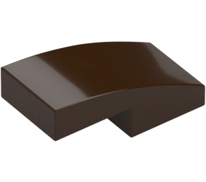 LEGO Dark Brown Slope 1 x 2 Curved (3593 / 11477)