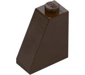 LEGO Marron Foncé Pente 1 x 2 x 2 (65°) (60481)