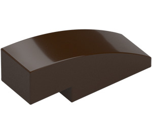 LEGO Dark Brown Slope 1 x 3 Curved (50950)