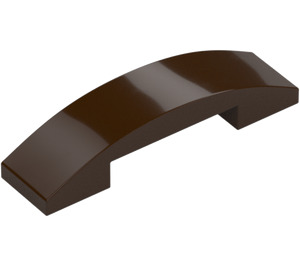 LEGO Dark Brown Slope 1 x 4 Curved Double (93273)