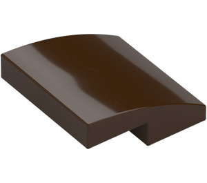 LEGO Dark Brown Slope 2 x 2 Curved (15068)