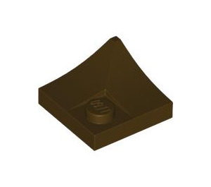 LEGO Dark Brown Slope 2 x 2 Curved with Corner (4190)