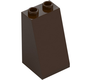 LEGO Dark Brown Slope 2 x 2 x 3 (75°) Hollow Studs, Rough Surface (3684 / 30499)