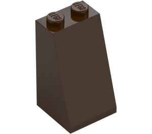 LEGO Dark Brown Slope 2 x 2 x 3 (75°) (Solid Studs) (98560)