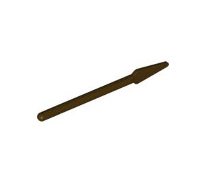 LEGO Dark Brown Spear with Rounded End (4497)