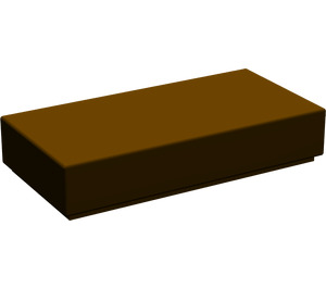 LEGO Dark Brown Tile 1 x 2 (undetermined type - to be deleted)