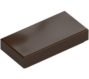 LEGO Dark Brown Tile 1 x 2 with Groove (3069 / 30070)