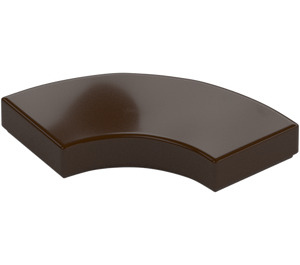 LEGO Dark Brown Tile 2 x 2 Curved Corner (27925)