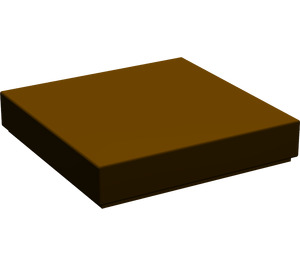 LEGO Dark Brown Tile 2 x 2 (Undetermined Groove - To be deleted)