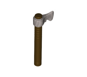 LEGO Tmavě hnědá Tomahawk Sekera (13571)