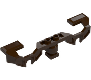 LEGO Dark Brown Train Motor Decorative Side for RC/PF Motors (Smooth Ends) (39886)