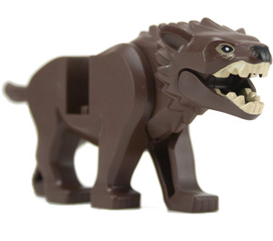 LEGO Dark Brown Warg with Black Nose