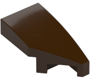 LEGO Dark Brown Wedge 1 x 2 Right (29119)