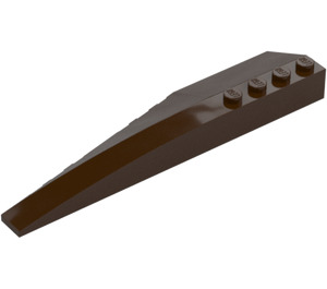 LEGO Dark Brown Wedge 12 x 3 x 1 Double Rounded Right (42060 / 45173)