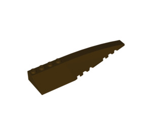 LEGO Dark Brown Wedge 12 x 3 x 1 Double Rounded Right (42060 / 45173)