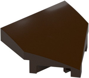 LEGO Dark Brown Wedge 2 x 2 x 0.7 with Point (45°) (66956)