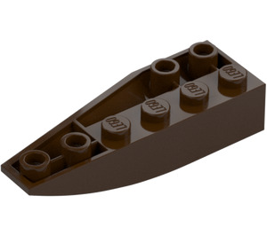 LEGO Donkerbruin Wig 2 x 6 Dubbele Omgekeerd Rechts (41764)