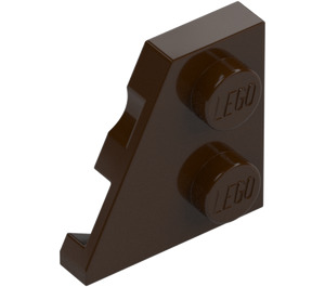 LEGO Dark Brown Wedge Plate 2 x 2 Wing Left (24299)