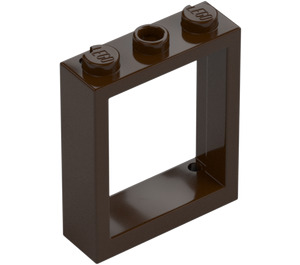 LEGO Dark Brown Window Frame 1 x 3 x 3 (51239)