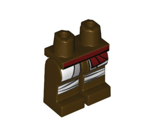 LEGO Dark Brown Wu Minifigure Hips and Legs (3815 / 52876)