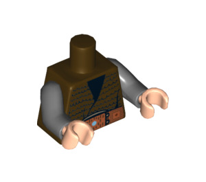 LEGO Mørkebrun Zolm Torso (76382 / 88585)