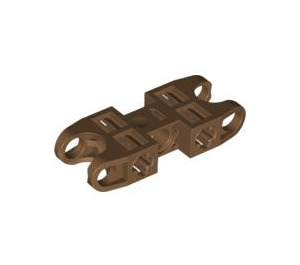 LEGO Dark Flesh Double Ball Connector 5 with Vents (47296 / 61053)
