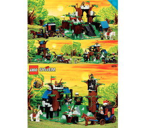 LEGO Dark Forest Fortress Set 6079 Instructions
